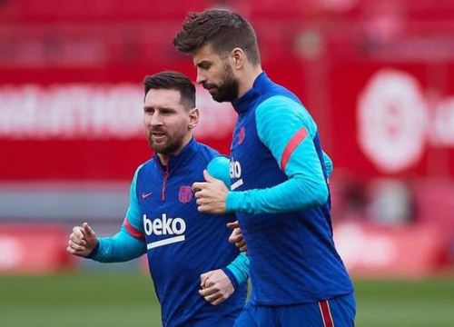 Trung vệ Pique: 'Messi sẽ ký hợp đồng mới với Barca'