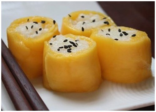 Xôi xoài cuốn kiểu sushi bạn thử chưa?