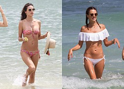 Alessandra Ambrosio khoe dáng bốc lửa trên bãi biển