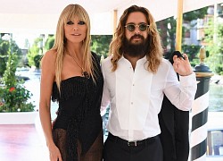 "Siêu mẫu nội y" Heidi Klum phô dáng quyến rũ bên chồng trẻ tại sự kiện