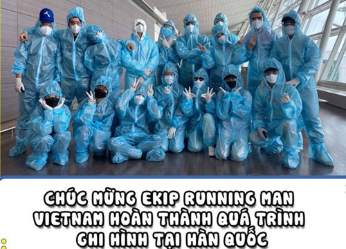 Dàn sao Running Man Việt xả ảnh tới tấp khi vừa về Việt Nam, fanpage chúc mừng mà mắc 1 lỗi sai!