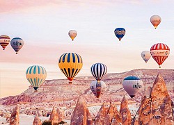 Du lịch Cappadocia bay khinh khí cầu, check-in thung lũng hoa hồng