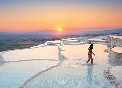 &quot;Hồ bậc thang&quot; Pamukkale Travertine, thiên đường của Thổ Nhĩ Kỳ