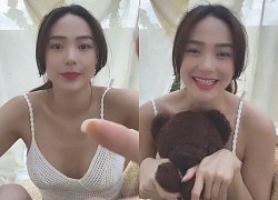 Minh Hằng tinh ý xử lý sự cố tránh hớ hênh trong lúc livestream