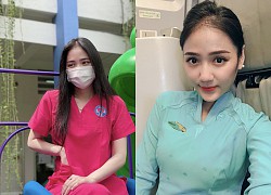 Nữ tiếp viên xinh đẹp trắng đêm làm bảo mẫu cho trẻ có bố mẹ là F0