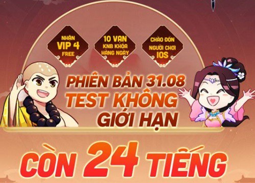 Đếm ngược tới giờ trải nghiệm phiên bản Test không giới hạn, game thủ Kiếm Thế ADNX Mobile "mừng rớt nước mắt"