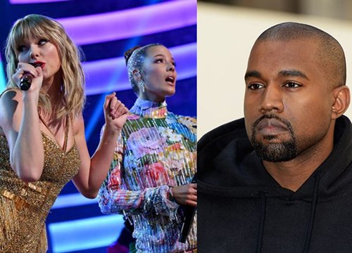 Taylor Swift 'diss nhẹ' Kanye West một cách khéo léo, nhân tiện ủng hộ luôn đối thủ của nam rapper