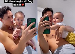 2 con Hồ Ngọc Hà facetime tới Thụy Điển, 'dọa' cả ông bà nội