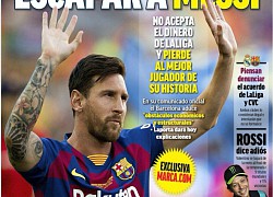 Báo giới châu Âu chấn động khi Barcelona chia tay Messi