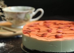 Cách làm sakura cheesecake - cheesecake hoa anh đào béo mịn, đẹp mắt