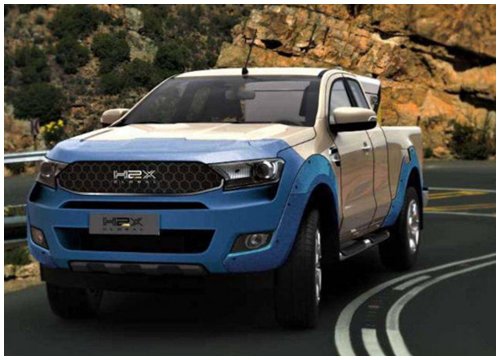 Cận cảnh bán tải chạy điện được thiết kế trên nền tảng Ford Ranger