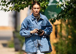 Gigi Hadid thể hiện niềm đam mê với nhiếp ảnh ngay trên phố