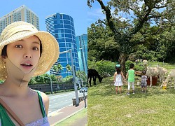 Hwang Jung Eum khoe ảnh du lịch với chồng đại gia sau lần ly hôn "hụt", vô tình lộ luôn ảnh hiếm của quý tử đầu lòng?