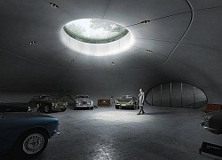 Kiến trúc ấn tượng của showroom xe dưới lòng đất lấy cảm hứng từ phim James Bond