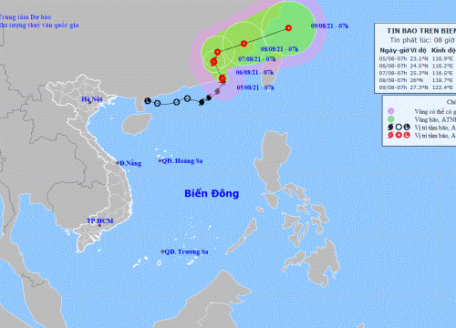 Tin cuối cùng về bão số 4: Bão di chuyển ra ngoài và không quay trở lại Biển Đông