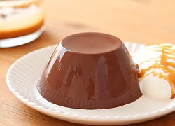 2 cách làm pudding chocolate và cacao mềm mịn không cần bột gelatin