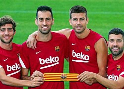 Barca công bố bộ tứ đội trưởng mới