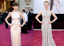 Drama váy vóc tại Oscar 2013 giữa Anne Hathaway và Amanda Seyfried: Người bị chê làm lố, người im lặng dửng dưng