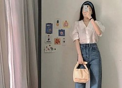 Gợi ý các cách mix đồ với quần jeans ống rộng chuẩn style Hàn Quốc giúp bạn trẻ trung hơn