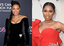 Jennifer Hudson mặc váy &#8220;tím lịm sìm sim&#8221; dài 6 mét