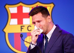 Messi chia sẻ xúc động trong buổi họp báo chia tay Barca