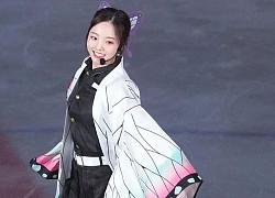 Thánh nữ trượt băng Nhật Bản cosplay Điệp Trụ trong Kimetsu no Yaiba