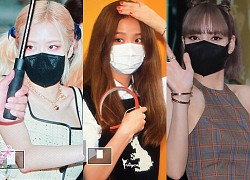 BLACKPINK lộ nhan sắc thật trên đường đi làm về: Bị "hung thần" flash dìm mà vẫn xinh điên lên, Rosé và Lisa chấp cả 2 cô chị