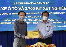 Đồng Nai tiếp nhận 4 xe tải và 3.700 bộ kit test nhanh