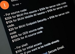 Hacker ra giá 290.000 USD cho dữ liệu của Bkav