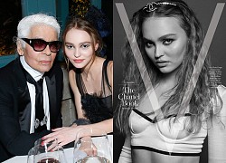 Johnny Depp có ái nữ đẹp kiểu "sặc mùi tiền", 16 tuổi đã được ông hoàng fashion Karl Lagerfeld cưng và gọi là "công chúa Chanel"