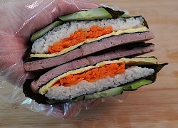 Mẹo làm kimbap không cần cuộn cho người lười