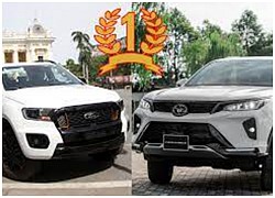 Phân khúc SUV và phân khúc bán tải tháng 7/2021: Vẫn là Toyota Fortuner và Ford Ranger