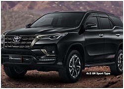 Toyota Fortuner GR Sport trình làng, thay thế bản TRD Sportivo