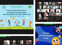 Trường THCS Nguyễn Trãi A phối hợp cùng CyberKid Việt Nam tổ chức dạy trực tuyến về Internet an toàn giữa mùa dịch