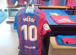 Barca vẫn bán áo đấu Messi