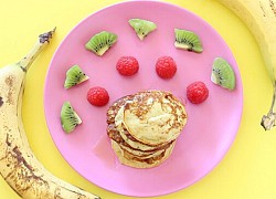 Cách làm bánh pancake không dùng bột cho bé ăn dặm