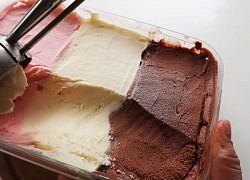 Cách làm kem ba màu - neapolitan ice cream kiểu Ý cực hấp dẫn