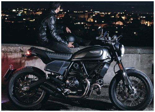 Cận cảnh Ducati Scrambler Nightshift huyền bí, giá 355 triệu đồng