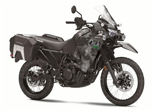 Cận cảnh môtô địa hình Kawasaki KLR 650 giá gần 153 triệu đồng