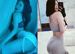 Cùng 1 chiếc quần tập dây rút, Khánh My diện đã hot, nhìn sang Elly Trần còn hot hơn