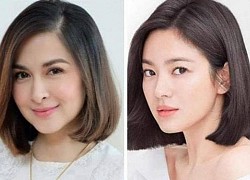 Được nhận xét như chị em song sinh, Marian Rivera và Song Hye Kyo còn chơi phụ kiện hàng hiệu đắt đỏ giống hệt nhau