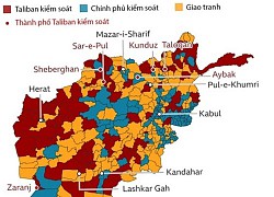 Taliban chiếm thành phố lớn thứ hai Afghanistan