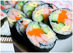 Mách bạn cách làm Kimbap rong nho cực ngon đúng kiểu Hàn Quốc