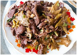 Món thịt bò xào khế chua