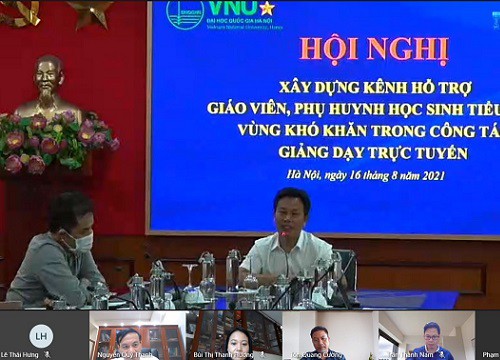 ĐH Quốc gia Hà Nội làm kênh hỗ trợ học trực tuyến bậc tiểu học ở vùng khó