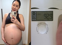 Hwang Shin Young mang thai 3, cân nặng gần 100kg khiến fan choáng váng