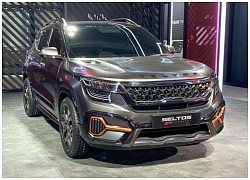 Kia Seltos 2021 bản X-Line chuẩn bị ra mắt, cận cảnh thiết kế đẹp lấn át Toyota Corolla Cross