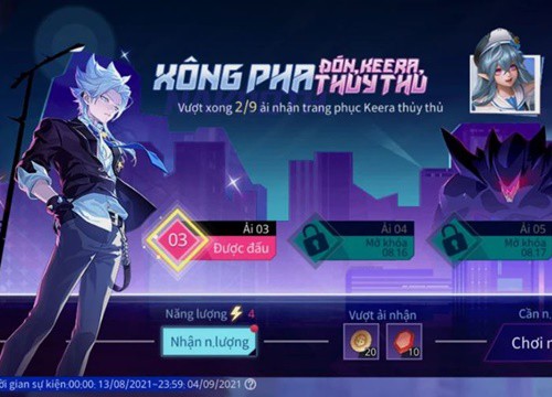 Liên Quân Mobile: Garena đang tặng miễn phí skin Keera Thủy thủ