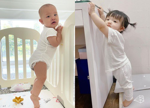 Loạt khoảnh khắc khoe "chân dài", "vượt size" của các nhóc tì Vbiz