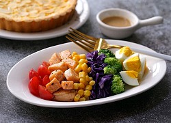 Món salad cầu vồng vừa đẹp mắt lại nhanh gọn, đặc biệt còn giúp chị em giữ vóc dáng thon gọn